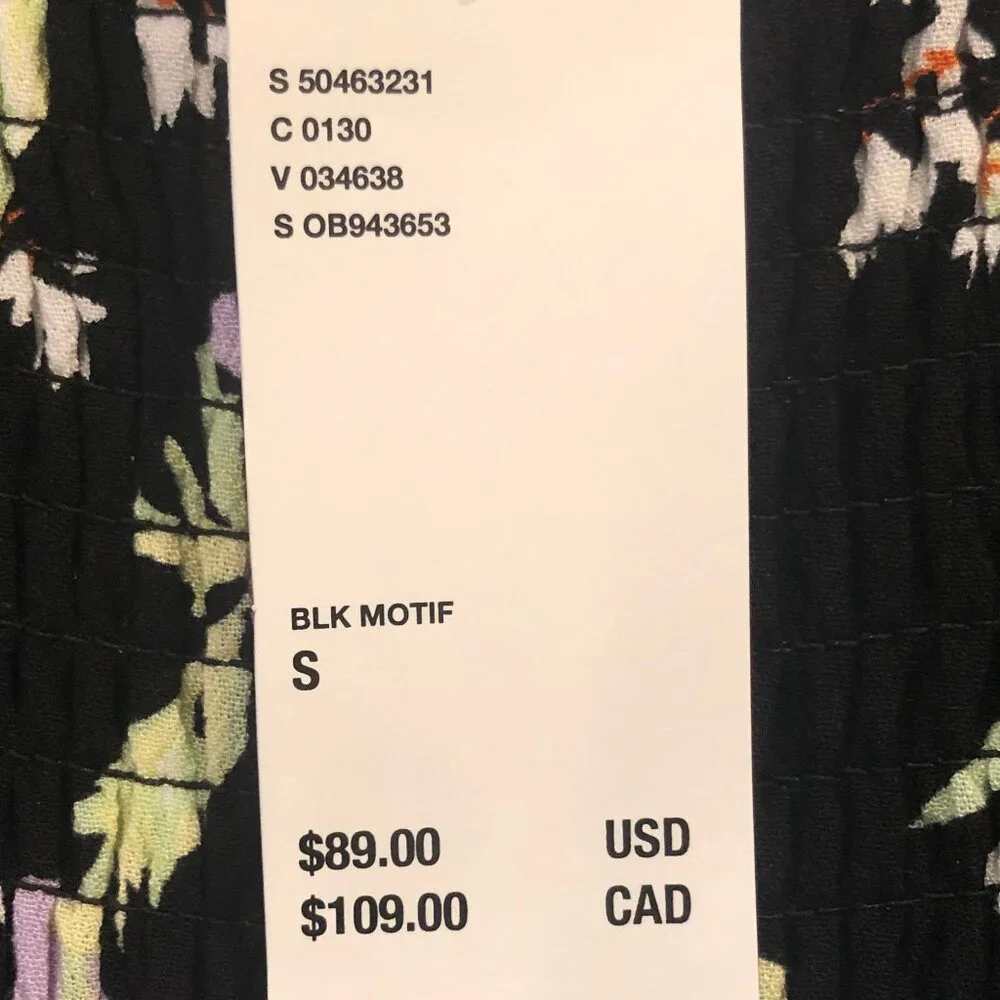 Urban Outfitters Margarete Mixed Print Assymetrical Maxi Dress - Picture 6 of 6